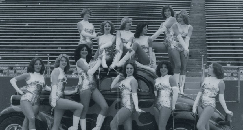 The Golden Girls sparkle, 1977.