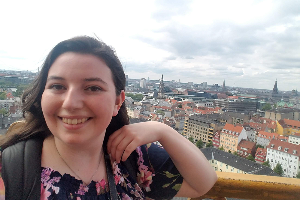 Genny Girvan (A&S ’19) studied abroad in Uppsala, Sweden in 2018 with help from the Ervine-McCourt Study Abroad Scholarship. She remembers being surprised by the way conversation is Sweden differs from that in the United States. “There is a greater focus on really listening, not just ‘waiting for your turn,’” she says. “It’s something I have been working to incorporate into my own communication style.” 