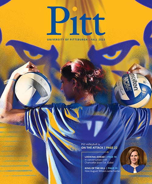 Pitt Magazine's fall 2023 cover