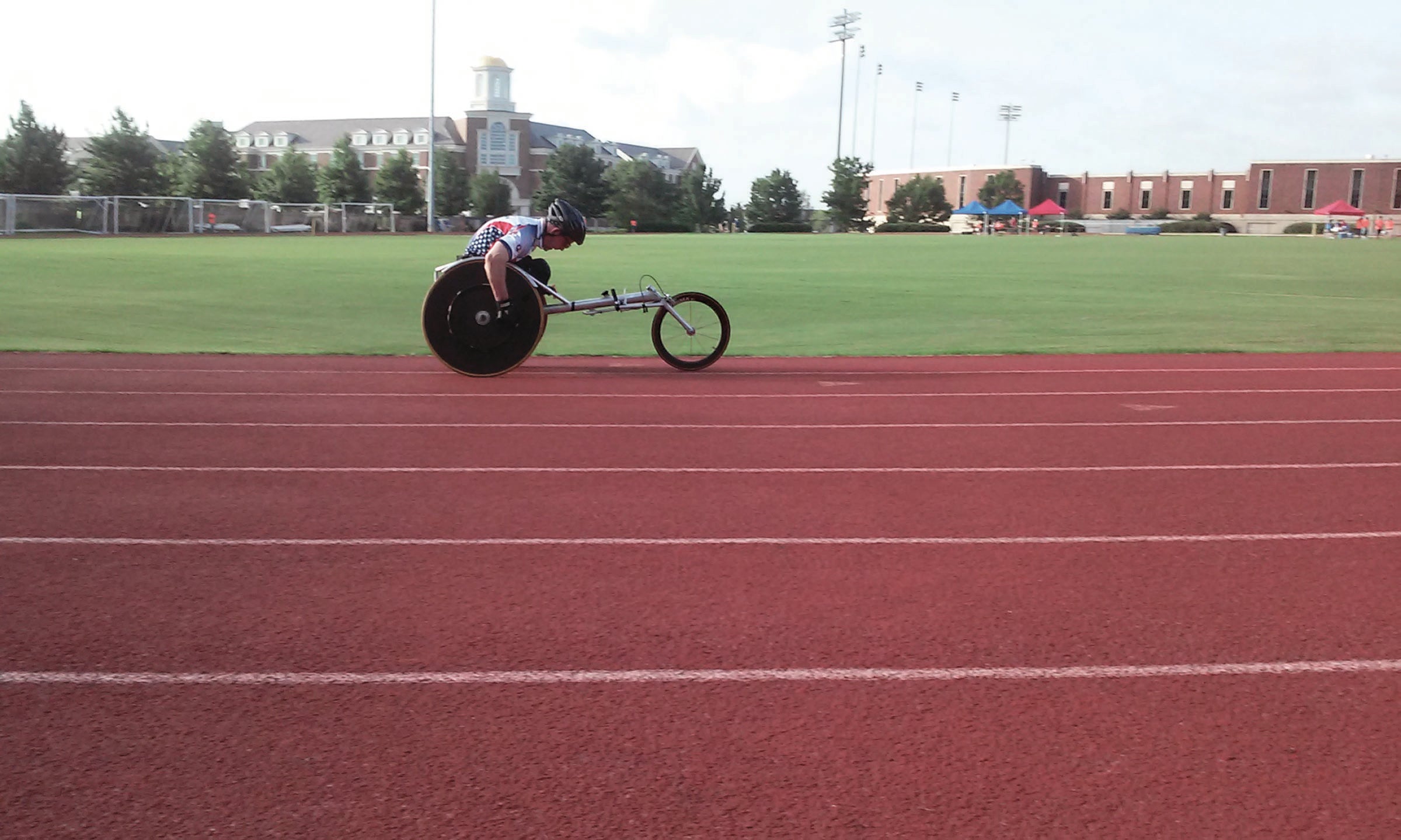 At the National Veterans Wheelchair Games in Dallas