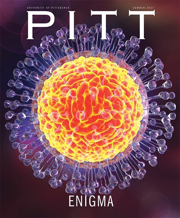 Summer 2017 cover, zika virus graphic