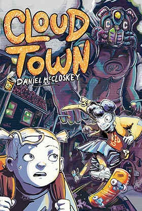 The cover of the graphic novel Cloud Town