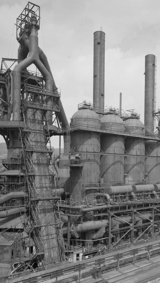 Blast Furnace Plant at U.S. Steel Homestead Works along the Monongahela River