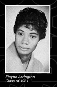 Elayne Arrington's Pitt yearbook photo from 1961