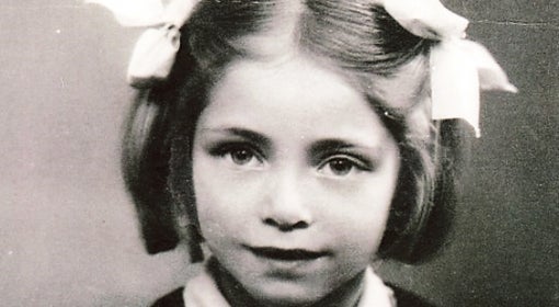 Renée Lyszka Lisse as a little girl.